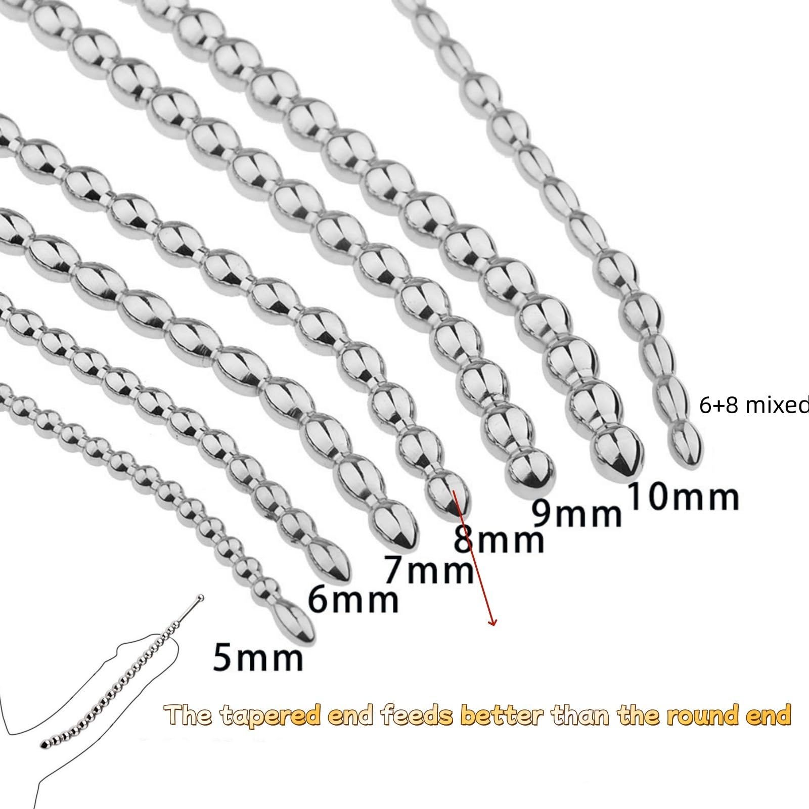 7 tailles tige de fitness urétrale pour homme en métal pour exercices Accessoires de protection - frM59 (3 pcs(5mm/6mm/6+8mm mixed）)