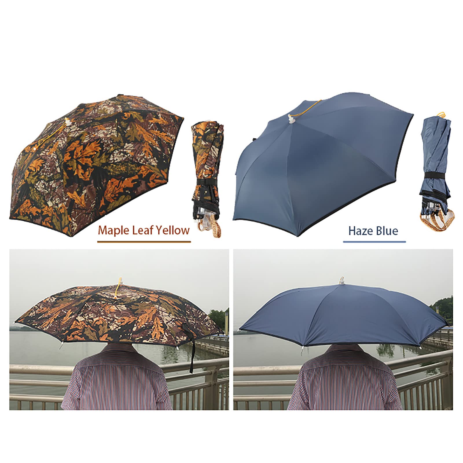 Grande cappello ombrello da pesca, pieghevole in vinile, parasole impermeabile, 120 cm, per pesca, escursionismo, spiaggia, campeggio e attività all'aperto.