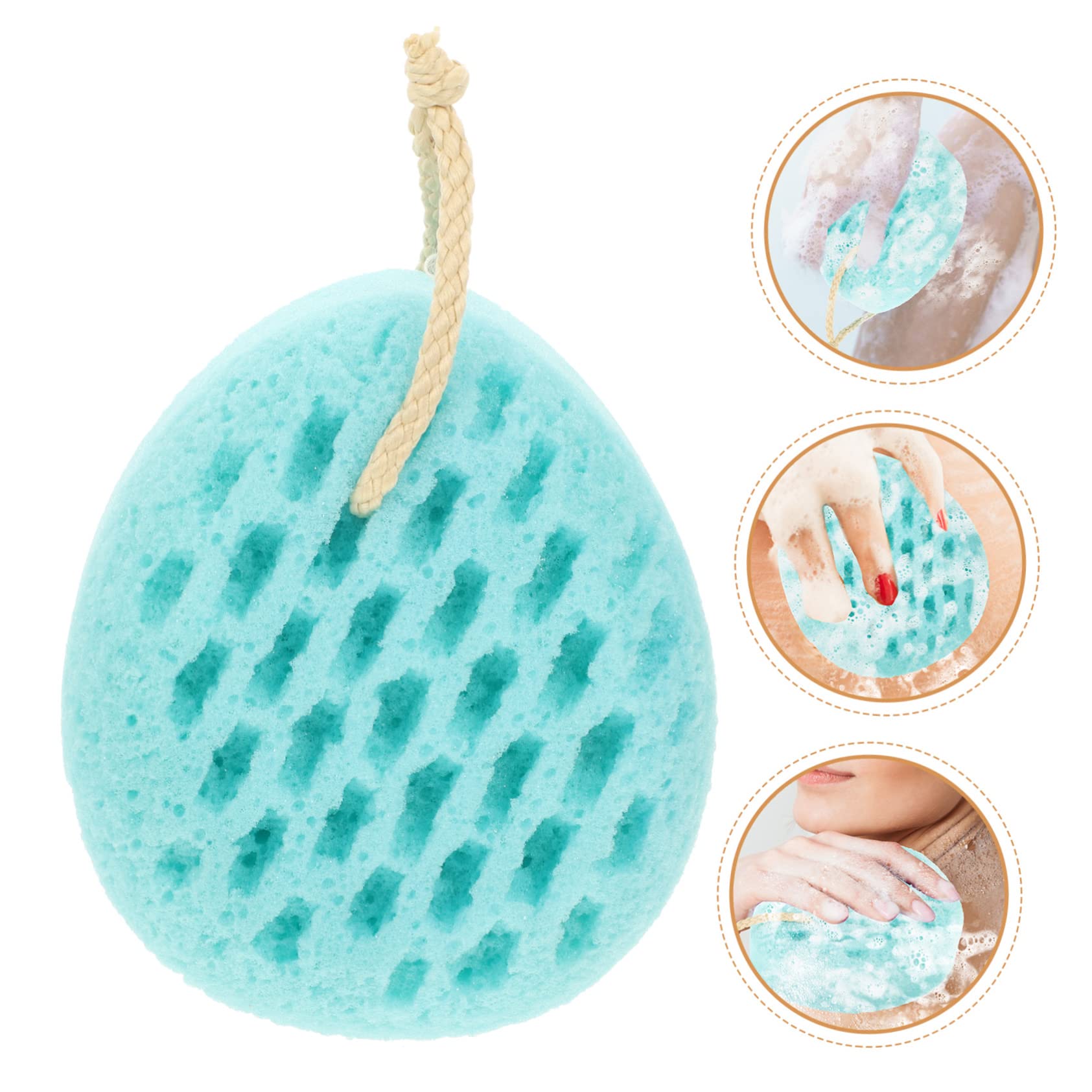 DOITOOL 4piezas Esponja De y Reutilizable Esponja Exfoliante Para Baño Para Limpieza Profunda y Rica Frutal