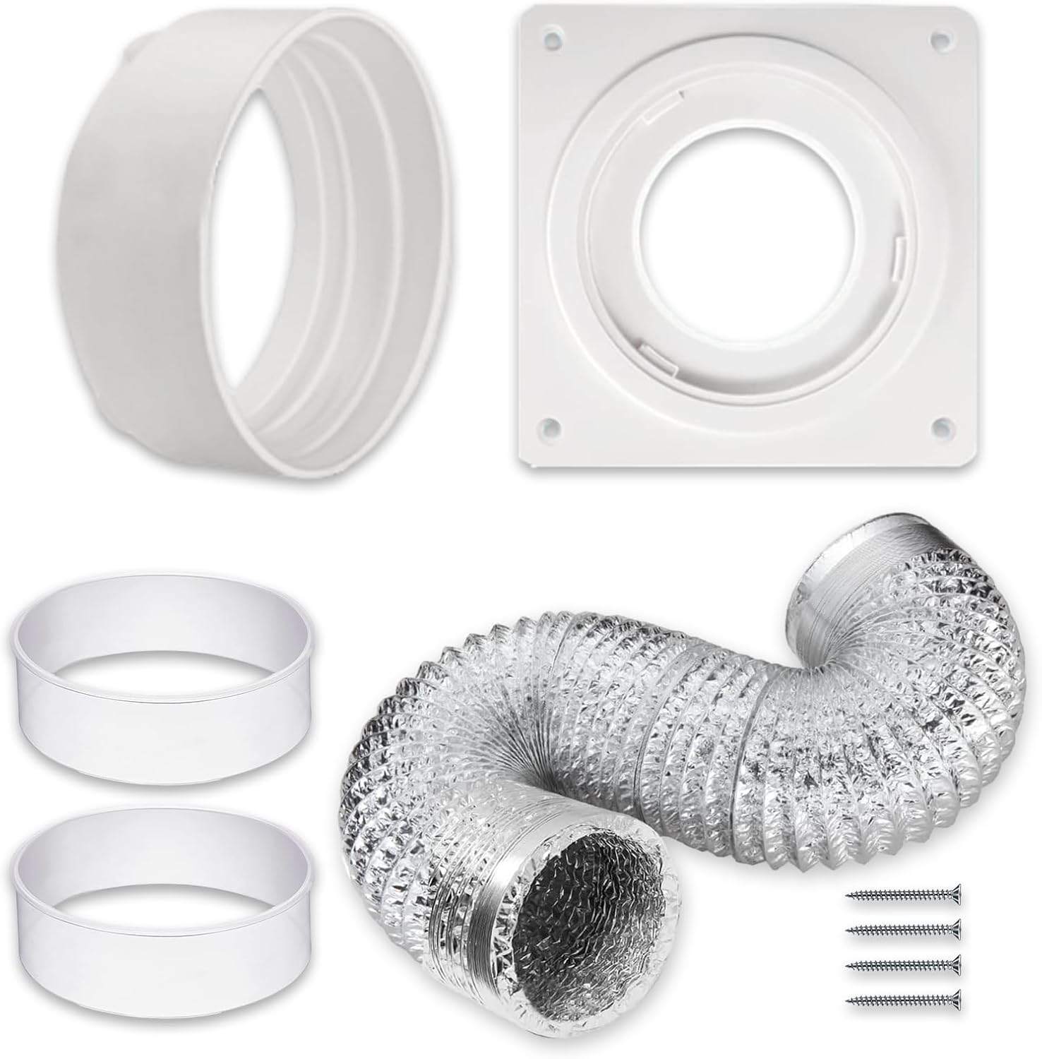 Dryer Vent Wall Plate Adapter Covers Area 7 inch with 4