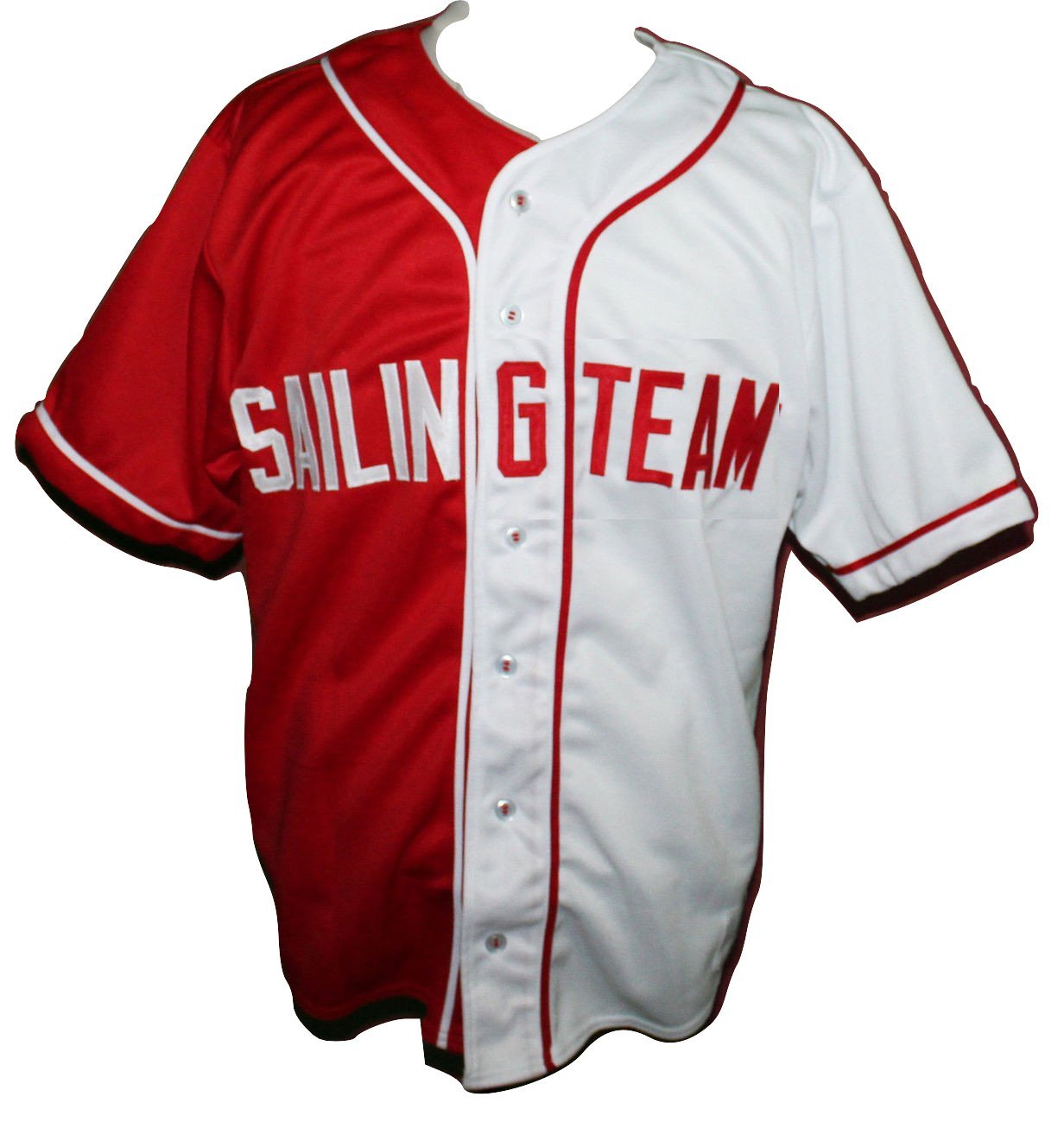 borizcustomsYacht Lil Boat 44 Sailing Team Red White Baseball Jersey Stitch