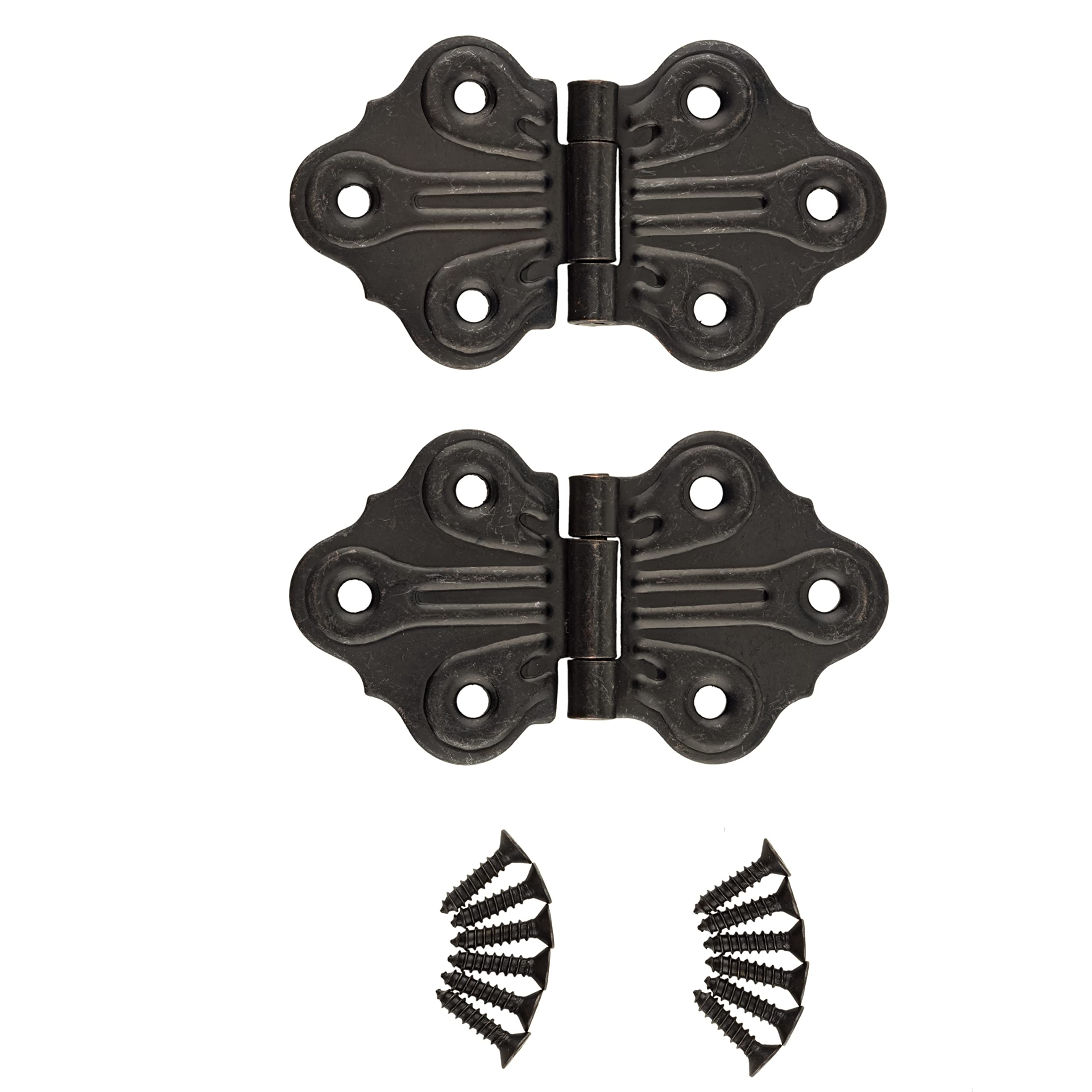 Oil Rubbed Bronze Butterfly Hinge | Pack of 2 | Cabinet