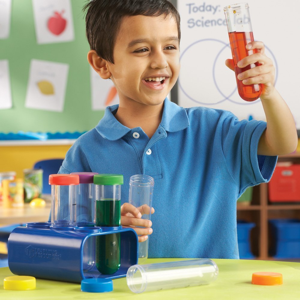 Learning Resources Podstawowy Nauka Jumbo Probówki z Stoisko 6-Kawałek Zestaw
