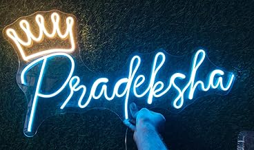 Customise Light | Neon Sing | Personalised Name Sing |Couple Name In Neon Customise |Wedding Hastag | Birthay Party Board (1 Alphabet)