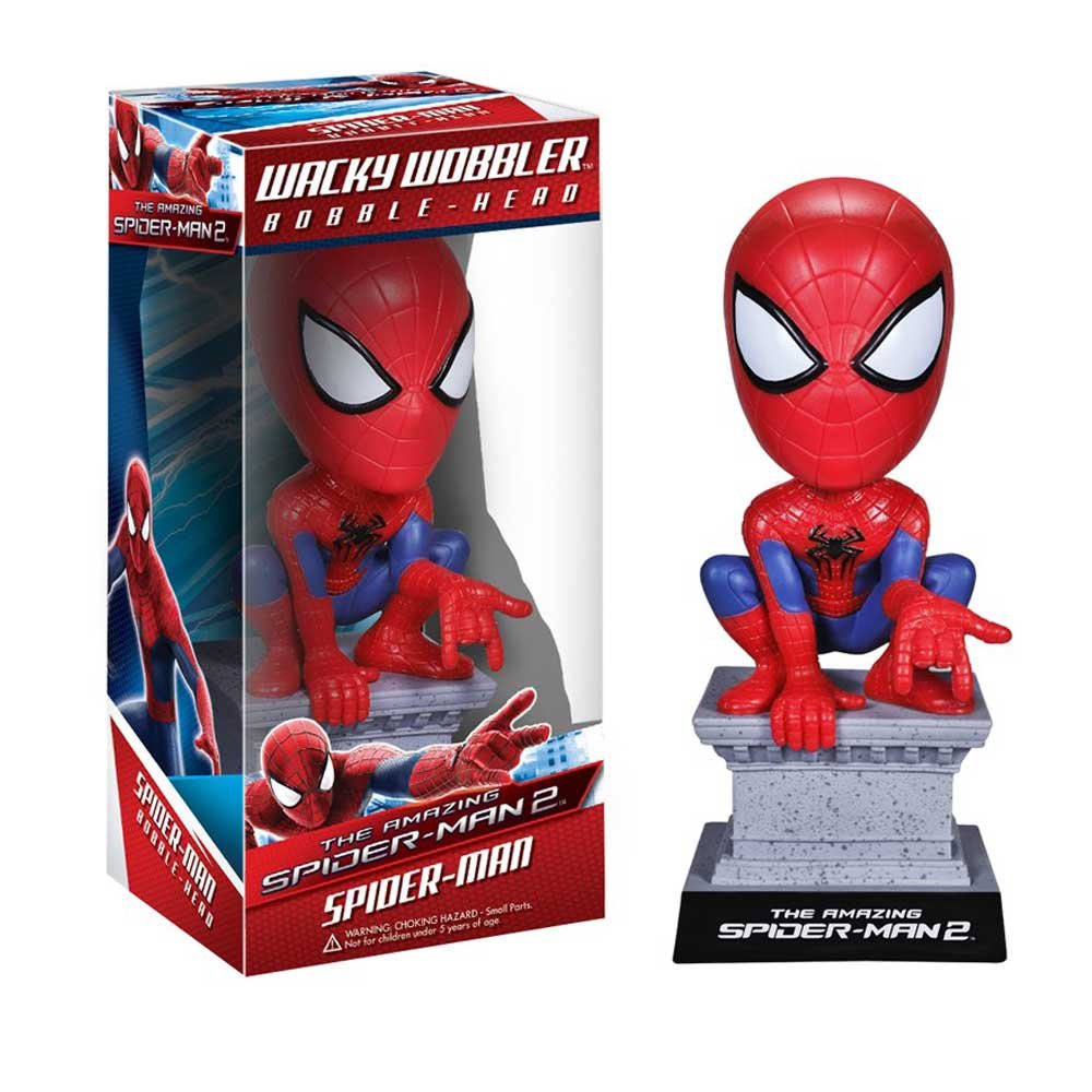 Amazon.com: Funko Marvel - Spiderman Movie 2 - Spiderman Wacky Wobbler