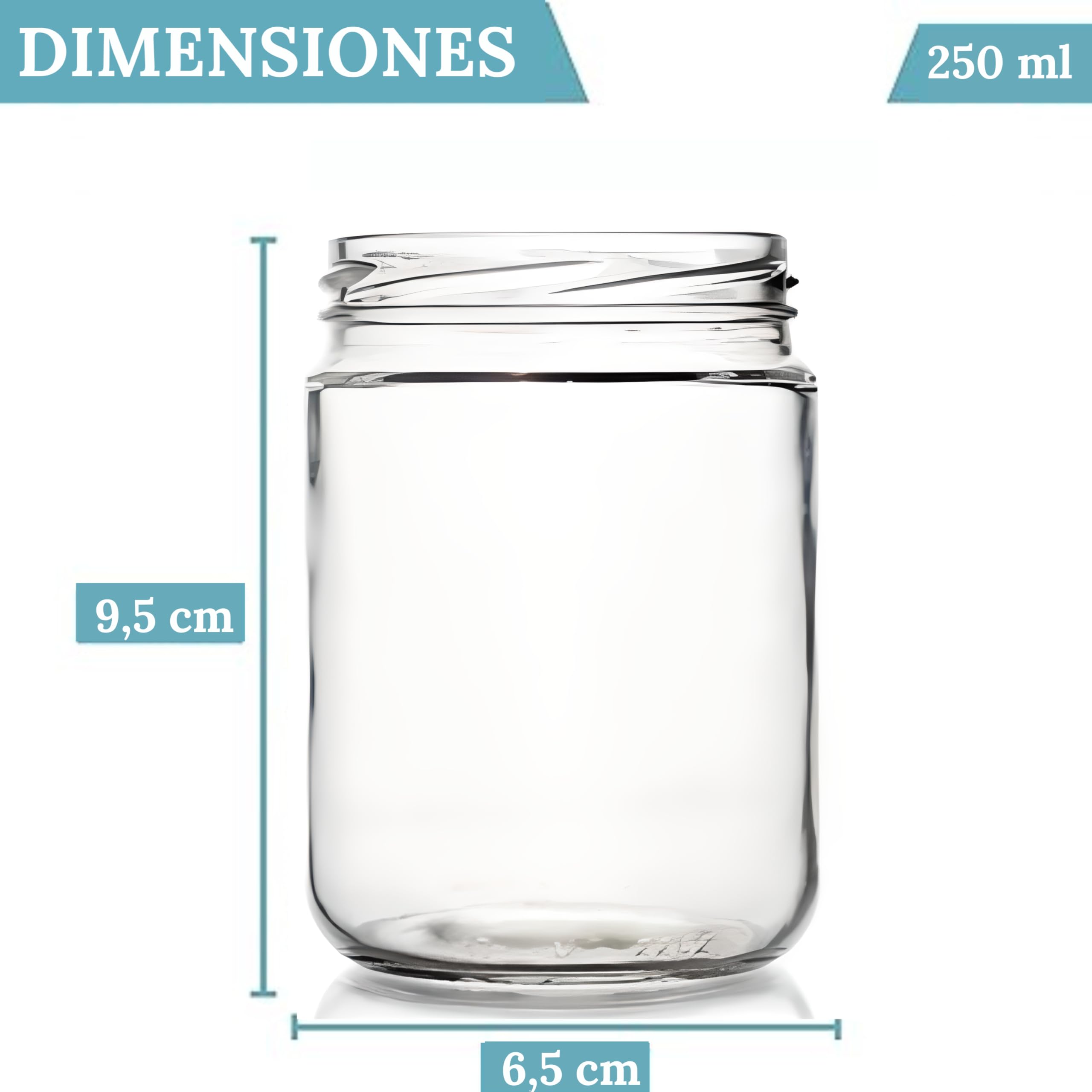 Awiku 12 vasetti di vetro da 250 ml con coperchio a vite ermetico in metallo + Ebook da 102 ricette - barattoli per poterini, conserve, dolci, marmellata, yogurt, salse, con etichette