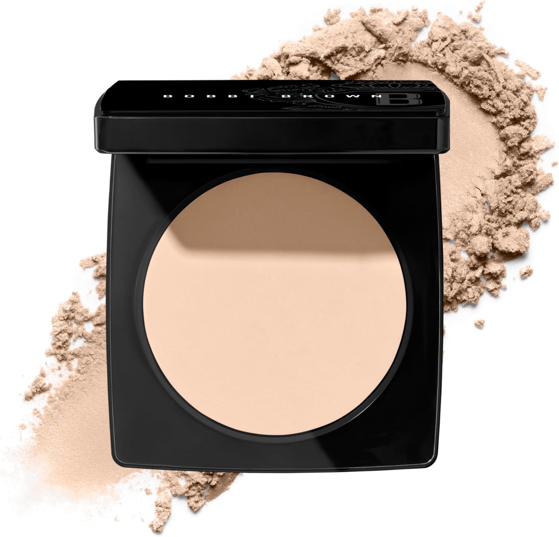 Bobbi Brown Sheer Finish Pressed Powder | Oil-Absorbing, Mattifying Setting Powder for All-Day Shine Control | Includes Puff, 0.32 Ounce