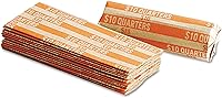 Vista 4 de MMF Industries Productos - MMF Industries - Envolturas de papel plano para monedas, cuartos, $10, 1000 envoltorios/caja - Se vende como 1 caja