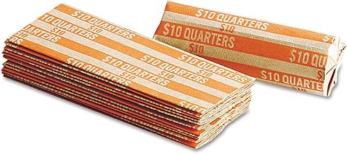 Miniatura 4 de MMF Industries Productos - MMF Industries - Envolturas de papel plano para monedas, cuartos, $10, 1000 envoltorios/caja - Se vende como 1 caja -