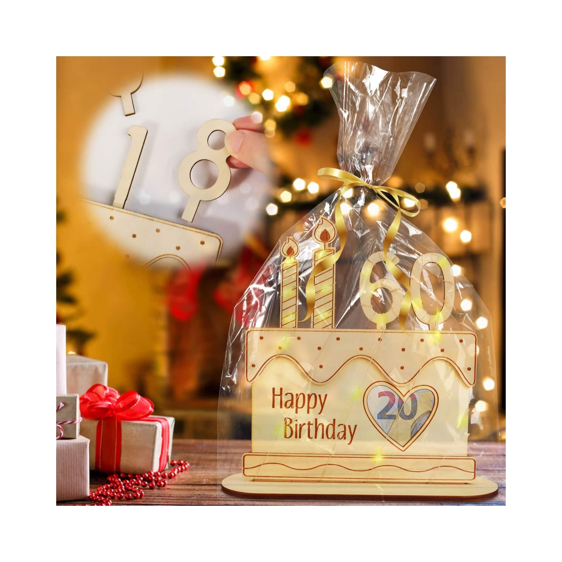 Geldgeschenke Geburtstag Frau Mann, Geburtstag Geschenk Holz für 18 30 40 50 60 70 80 90 Jahre, Geldgeschenk 70. Geburtstag Frau, 50 Geburtstag Geldgeschenk, Holz Schild Gästebuch DIY Selber Machen