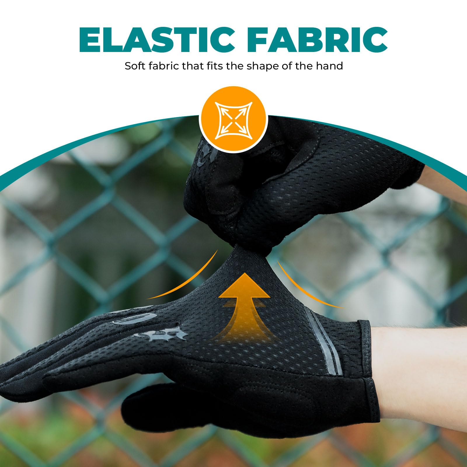 ROCKBROS Guantes Ciclismo Hombre Guantes MTB Dedo Completo Primavera Verano Guantes Deportivos Transpirable para Deporte Bicicleta Montaña Carretera