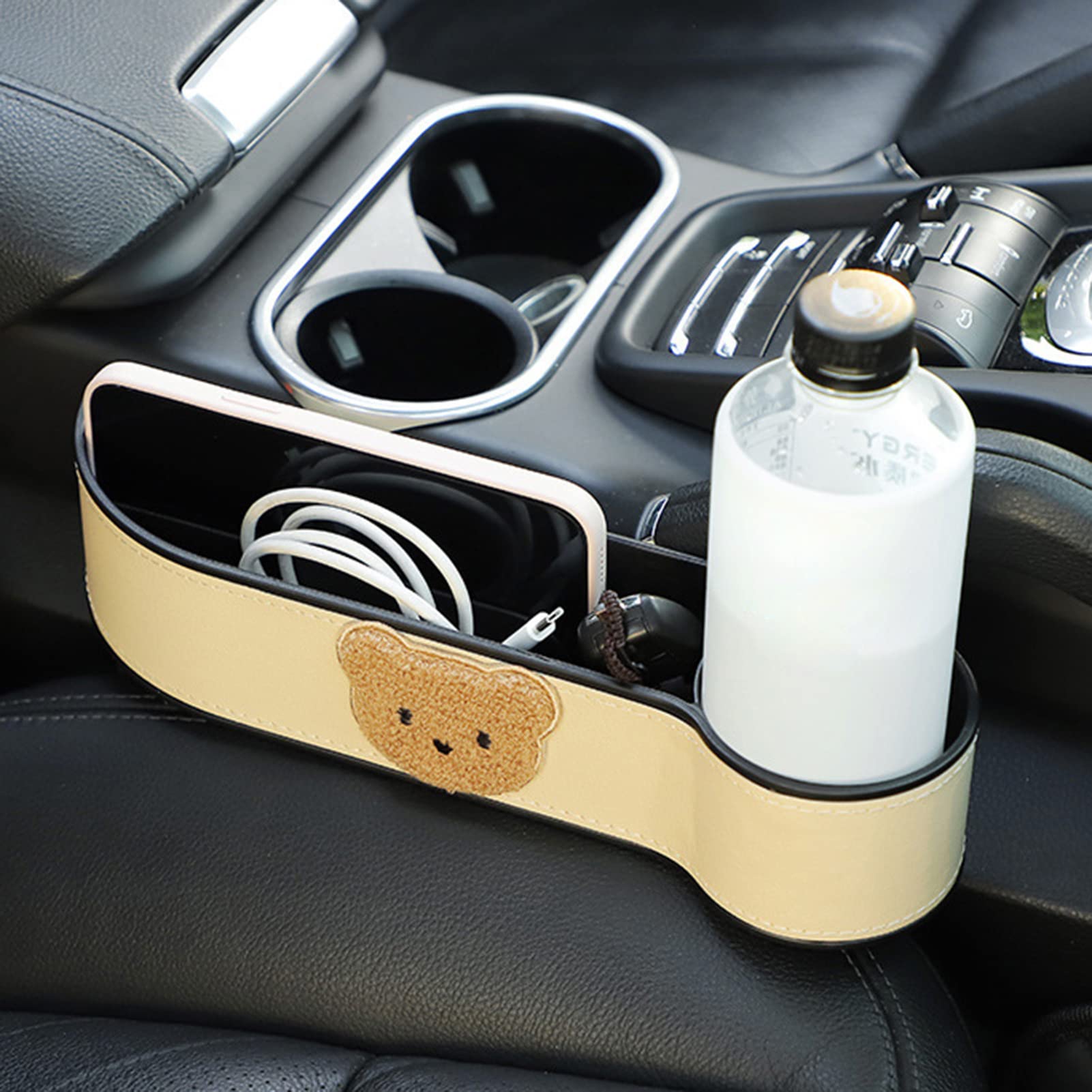 Console zijvak organizer, autostoel organizer | Consoles en organisatoren Bekerhouders | Huidvriendelijke opbergdoos voor autostoelen, bakken en tassen, eenvoudige installatie
