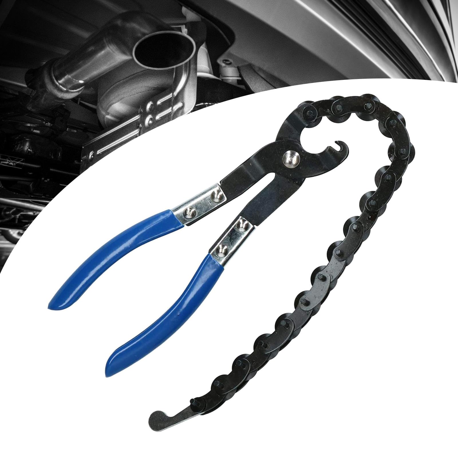 Auspuff Kettenschneidewerkzeug, Auspuff Endrohrschneider, 3/4 Zoll bis 3, 25 Zoll Rohrschneidezange, Werkzeug, Rohrkettenschneider, Endrohr