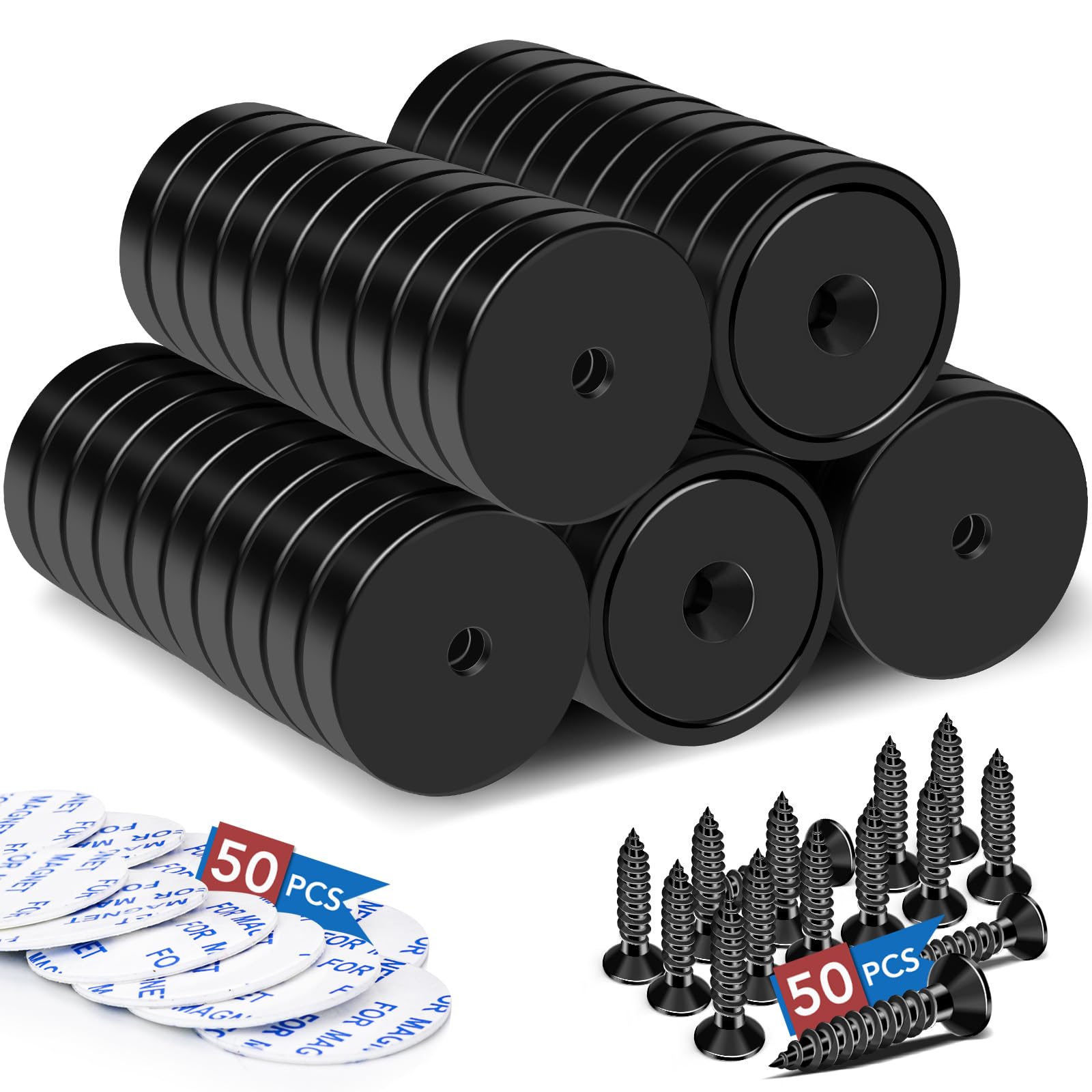 LOVIMAG Magnets 110 LBS Heavy Duty Neodymium Strong Magnet 10 Pack — Amazon image 8