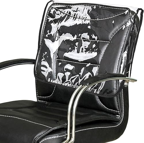 Noverlife Funda trasera para silla funda protectora para silla de salón de belleza fundas cuadradas para respaldo de silla de peluquería y evita