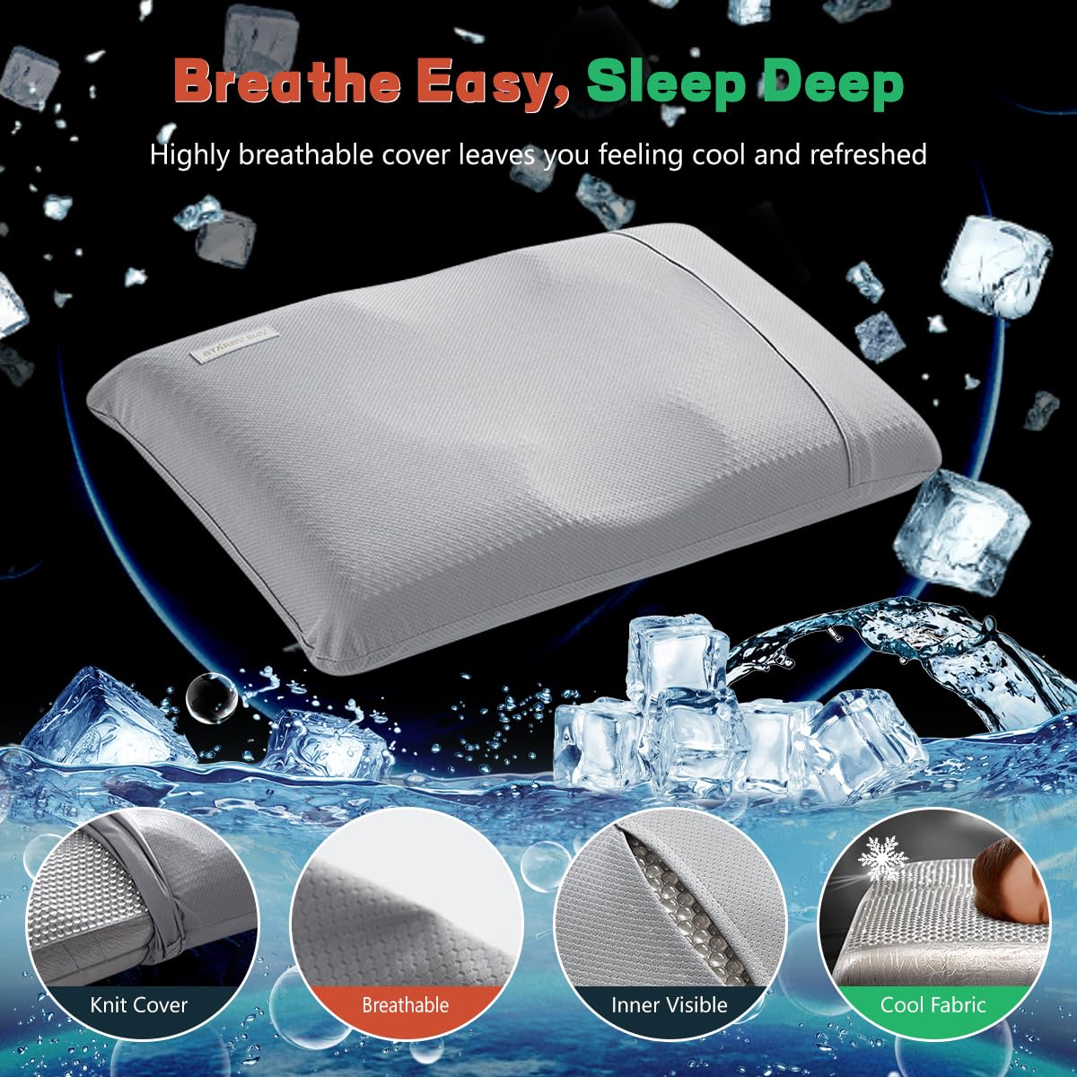 未使用 枕  Breath Sleep Pillow メモリーフォーム 枕 快眠まくら Breath Sleep Pillow メモリーフォーム枕 - メルカリ