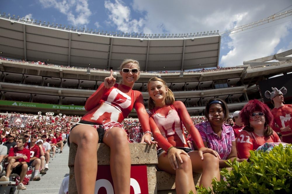 Annual spring practice scrimmage game called A-Day The Alabama Crimson Tide team began playing in 1892 and has claimed many national championships Poster Print by Carol Highsmith (24 x 36)