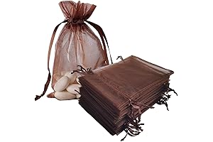 Lip Gloss Bags with Drawstring: Organza Bags for Favors and Gifts