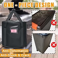 Vista 6 de TOHONFOO Contenedores de Almacenamiento de Pellets de Madera de 32 Libras para Ahumador, Contenedor de Almacenamiento de Pellets de Madera que