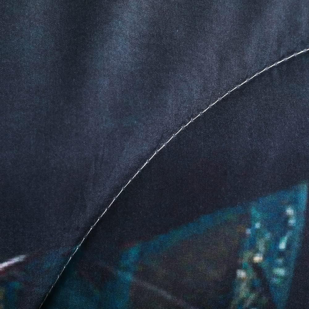 Kids Dinosaur Comforter Set - Twin Size Boys Bed Set - 2PC 3D T-Rex & Triceratops Dinosaur WarBedding (Comforter x 1, Pillowcase x 1)