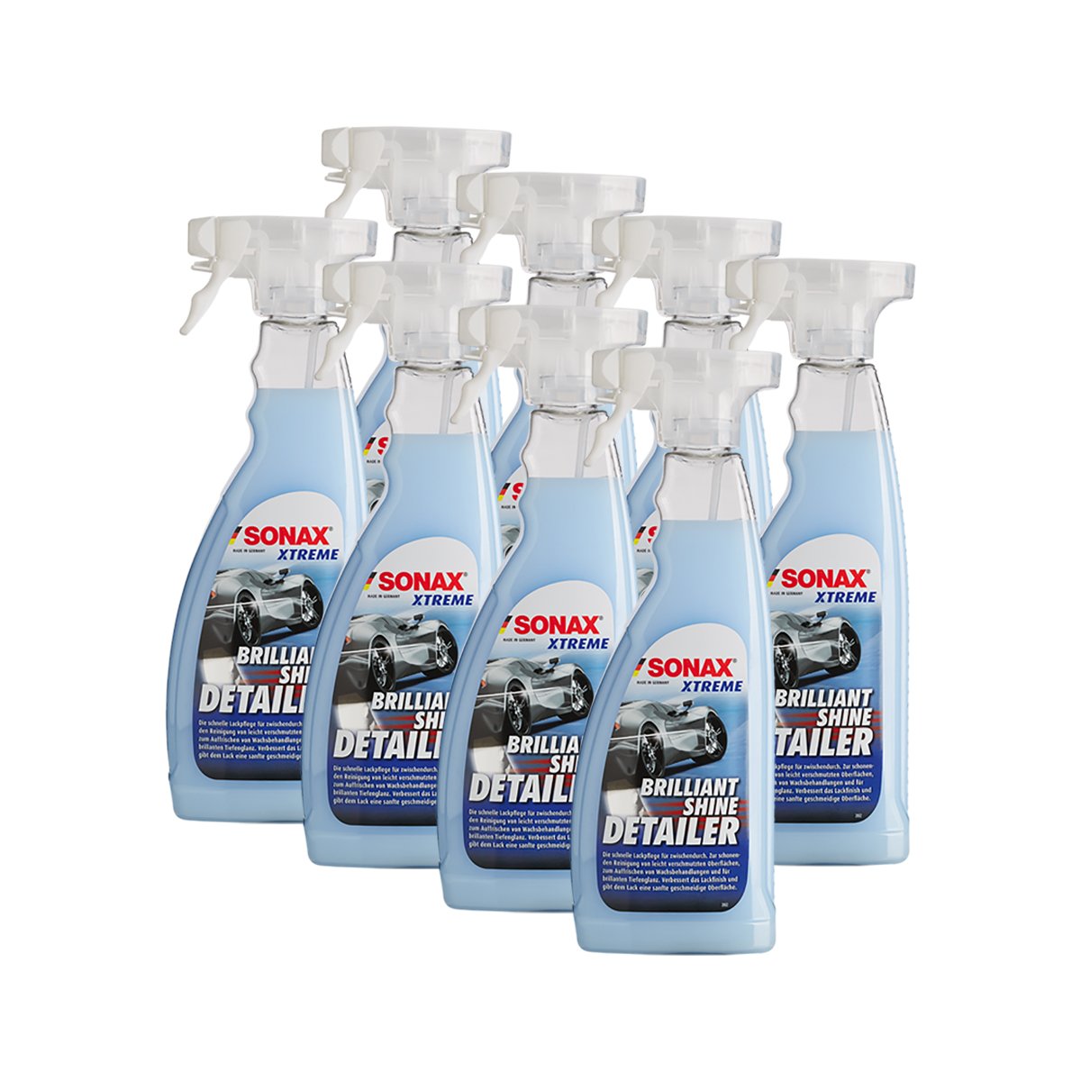 SONAX 02874000 Xtreme Brilliantshine Detailer Lackreiniger 750Ml 8X