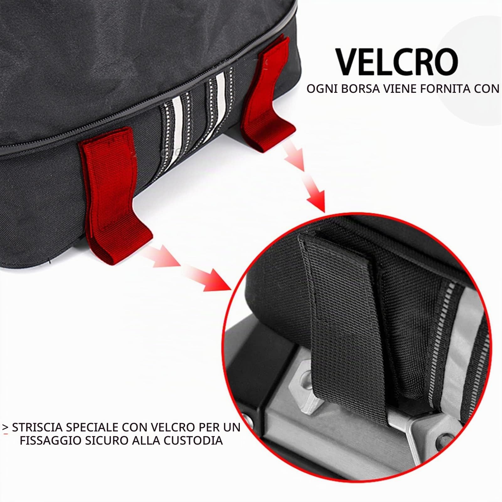 Top Borse Moto Per BMW F850GS R1250GS ADV R 1250 GS F750GS Top Box Laterali Bag Case Bagagli Accessori (Color : 2 Side bags)