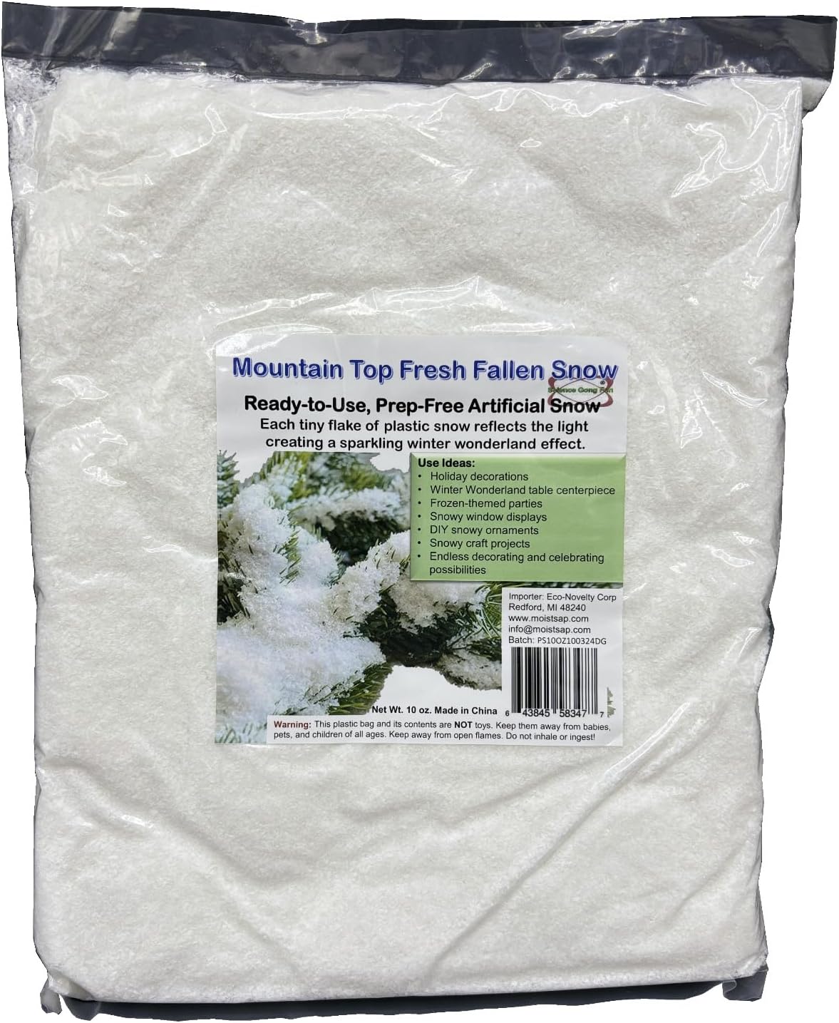 Artificial Snow –Ready to Use-No Prep Needed (8)