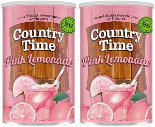 2 Pack of 82.5 oz Country Time Pink Lemonade Mix | 165 oz Total.
