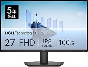 【Amazon.co.jp限定】Dell SE2725HM-A 27インチ モニター(5年保証/FHD/IPS,非光沢/HDMI1.4x1,VGAx1/傾き調整)