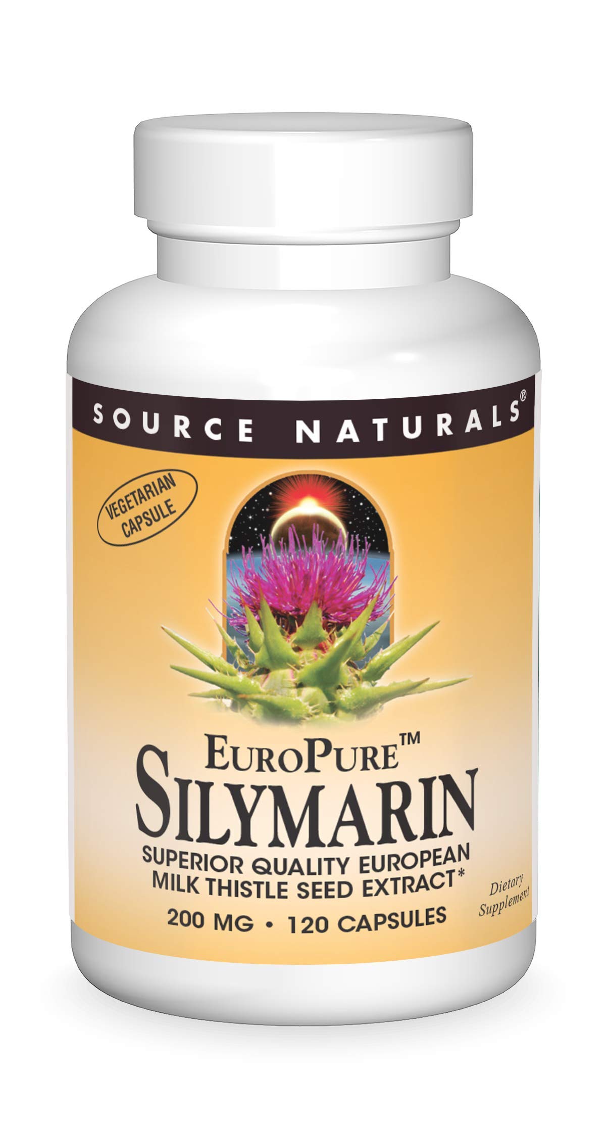 EuroPure Silymarin 200mg Source Naturals, Inc. 120 Caps