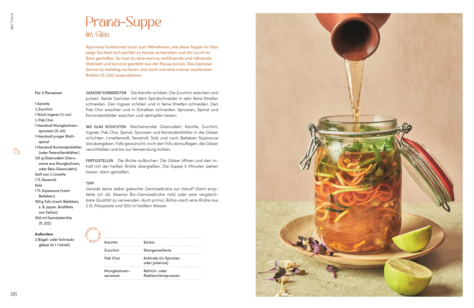 Prana: Das Ayurveda-Kochbuch. 108 Rezepte für mehr Lebensenergie. Ausgewogen & alltagstauglich: der easy Einstieg in die Küche der indischen Heilkunst