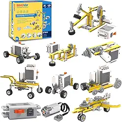 Blocos de Montar Construção Brinquedos STEM Experimentos Educativos Científicos Física Mecânica Infantil 180 Peças