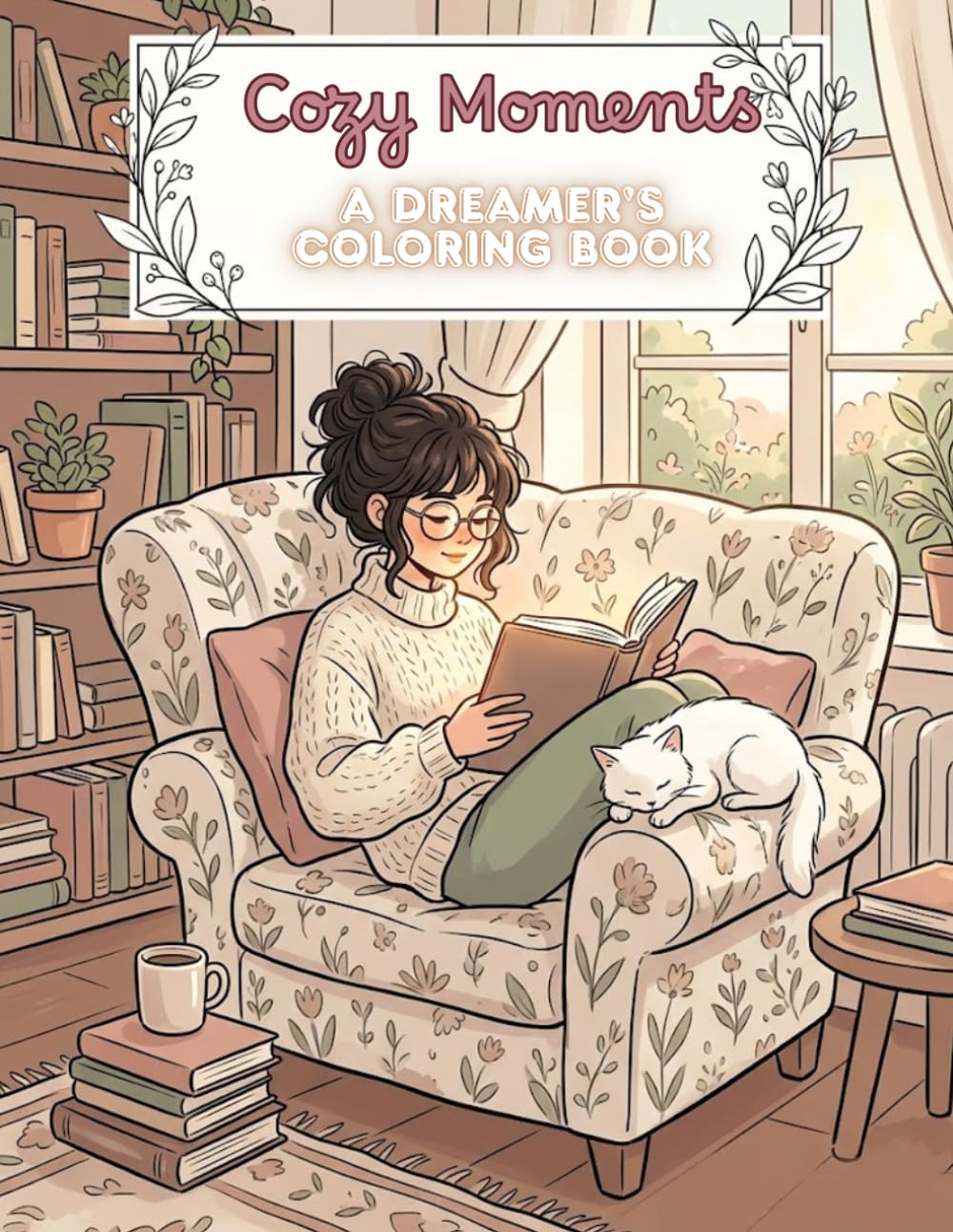 Cozy Moments: A Dreamer's Coloring Book: 27 Relaxing Scenes for Warmth, Friendship, and Quiet Days