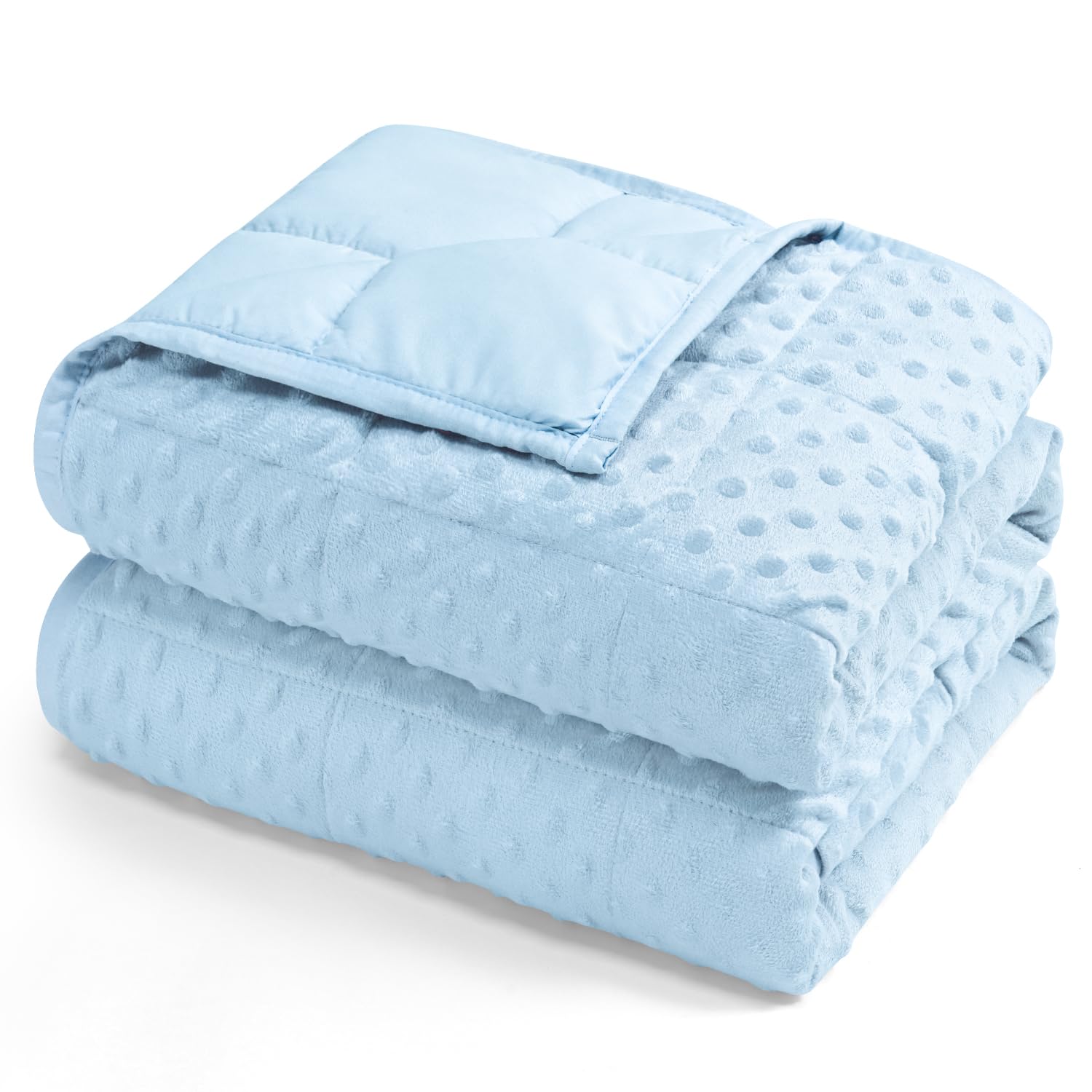 Kivik 12lbs Weighted Blanket for Adults, 48"x72" Twin Size Heavy Blankets