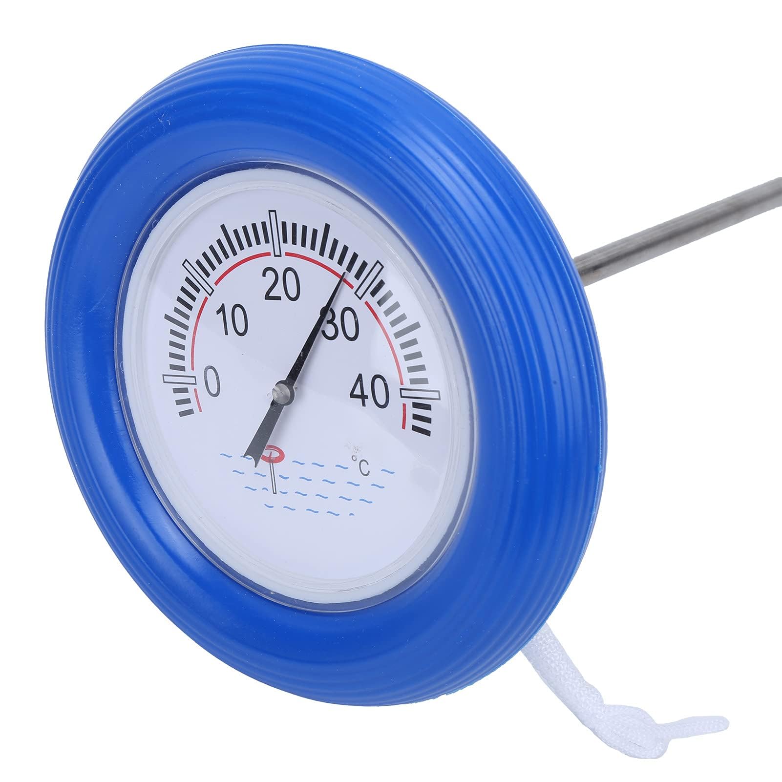 Grand Thermomètre de Piscine Flottant, Thermomètre de Piscine Thermomètre à Eau à Tête Ronde pour Piscines Intérieures Extérieures Spas Thermometer Thermometer Installations d'amusement