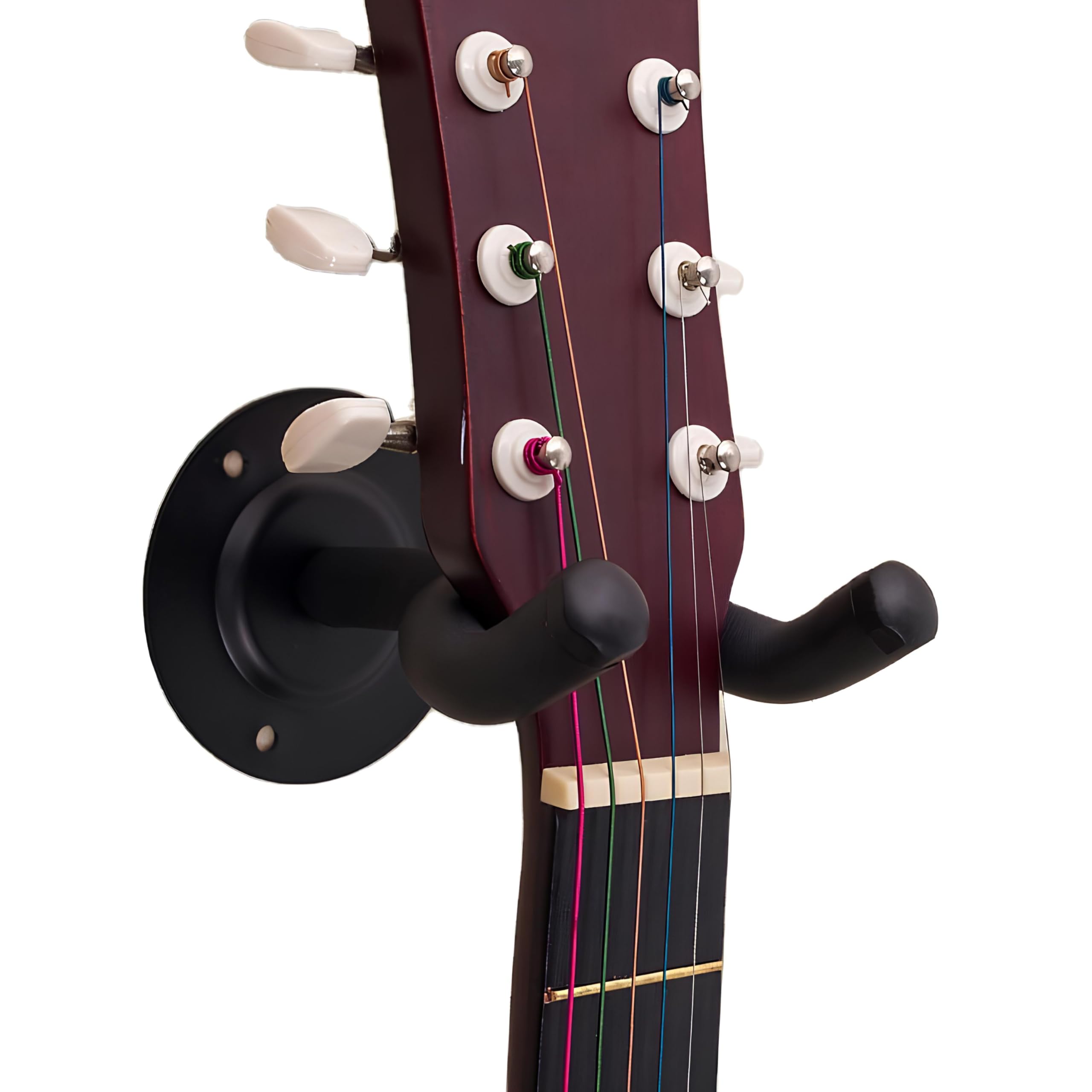 Guitar Wall Hanger Mount – Heavy-Duty Guitar Holder Hook Stand Rack for Acoustic | Electric & Bass Guitars | Foam-Padded Neck Support | with Screws & Wall Fittings (Guitar Pack of-1)-image-17