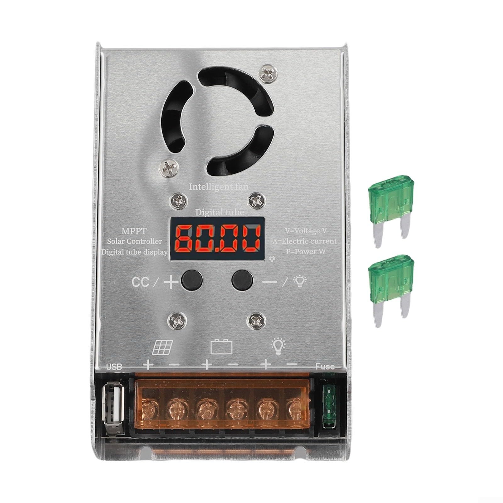MPPT - Regulador solar (450 W, 12 V/24 V, 20 A)
