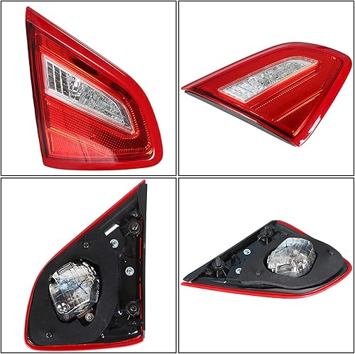 Miniatura 2 de munirater Reemplazo del montaje de la luz trasera interior para la lámpara de freno trasera Altima 2016-2018, lado izquierdo del conductor