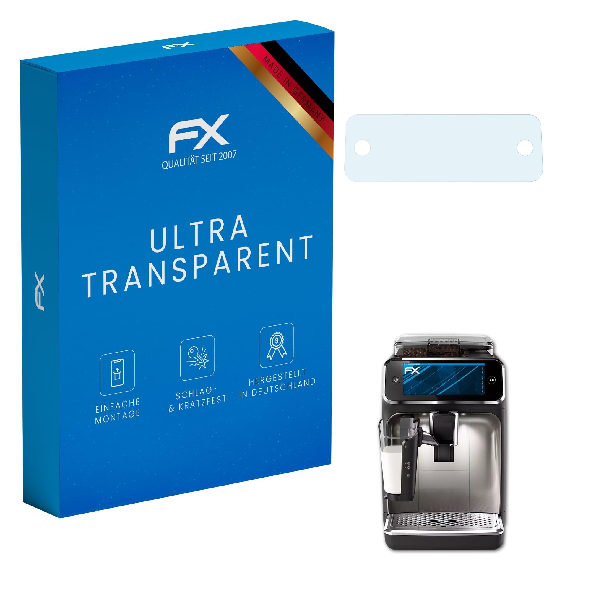 atFoliX Screen Protection Film compatible with Philips 5400 Series EP5447/90 Screen Protector, ultra-clear FX Protective Film (2X)