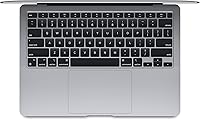 Vista 2 de Apple MacBook Air de finales de 2020 con chip Apple M1 (13.3 pulgadas, 8 GB de RAM, 256 GB SSD) gris espacial (renovado)
