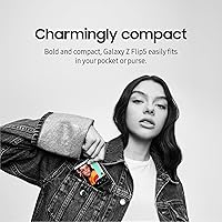 Vista 3 de Samsung Galaxy Z Flip 5 5G, US Version, 256GB, Lavender - Unlocked (Renewed)