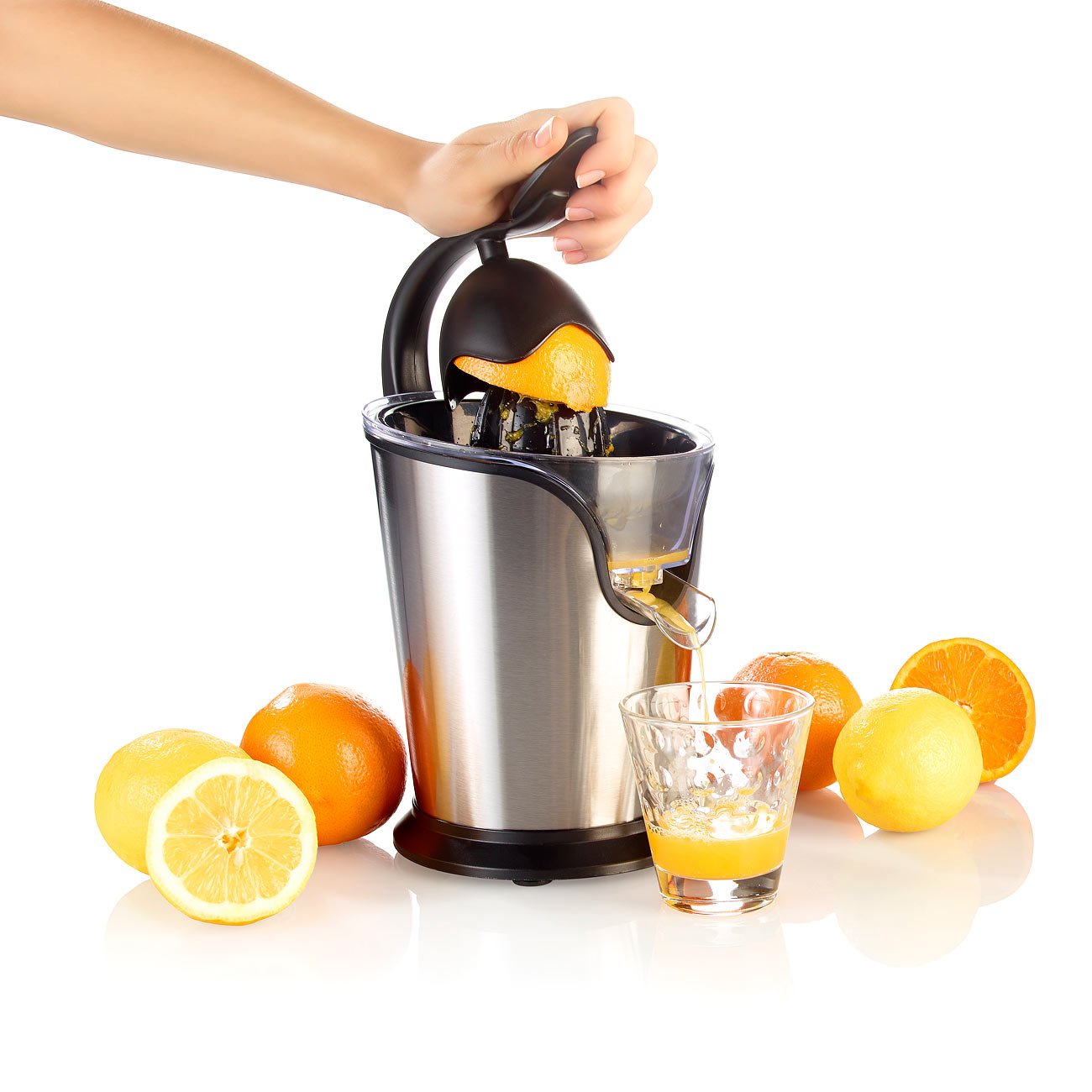 Rosenstein & Söhne Presse-agrumes électrique à levier 100 W