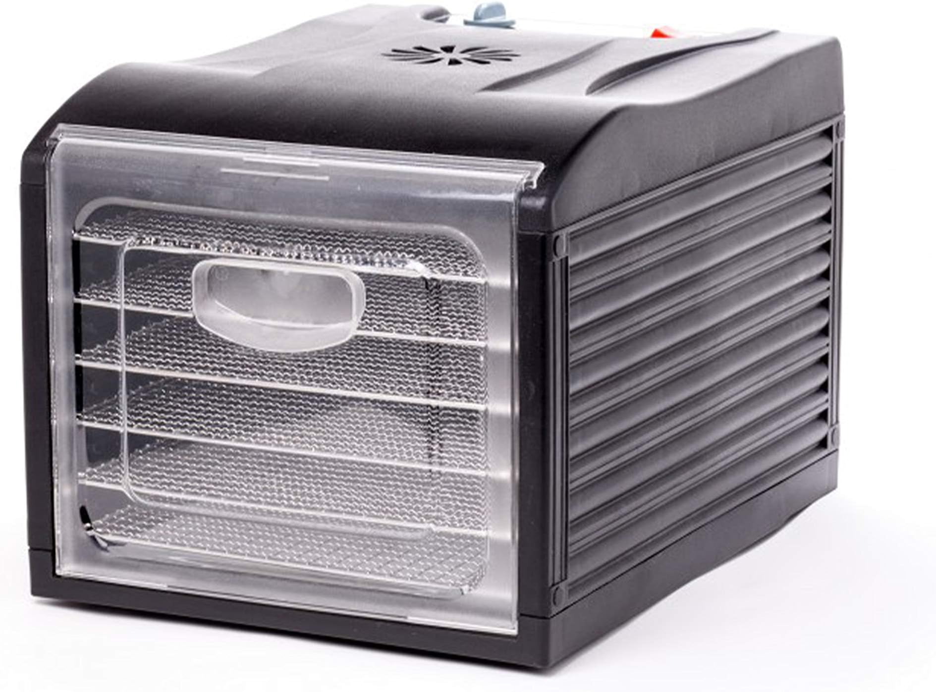 SousVideTools 6 Tray Food Dehydrator, Removable and Dishwasher Safe Stainless Steel Trays, Commercial Grade Dehydrator Machine, Great for Drying Fruit, Meat and Vegetables, (SVT-12003