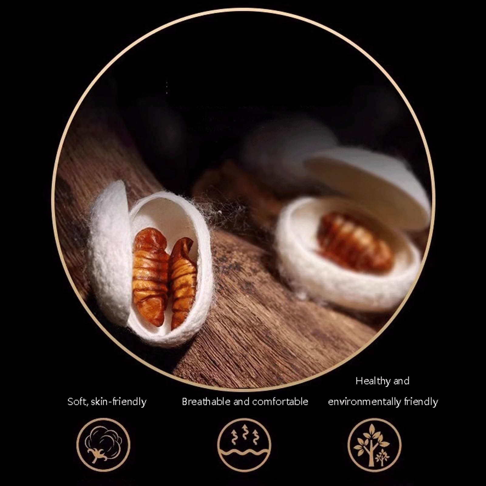 Luxuriöses Satin Bettlaken Betttuch Haustuch Laken Gewaschener Seide ohne Gummizug Seidig Glattes Kühles Gefühl viele Farben und Größen(White,230x250cm+48x74cm x2)
