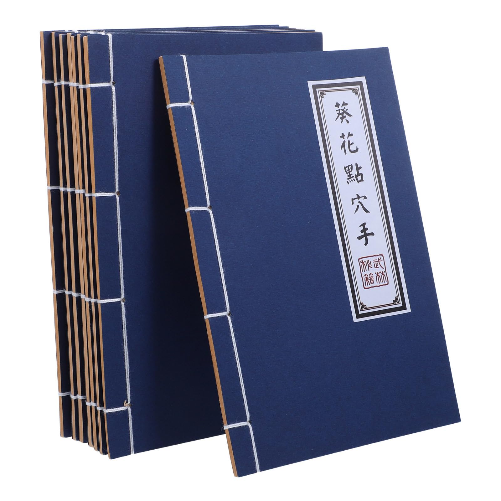 OSALADI 8-częściowy chiński notatnik, A5, vintage journal z pustymi