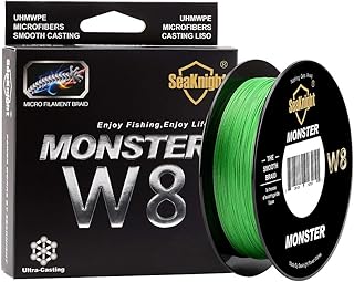 W8 Braided fishing Line 300M 8 Strands Wide Angle Tech Multifilament Braid PE Line Saltwater 50LB