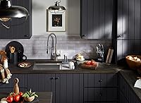 Vista 6 de Kohler K-28876 Tempered 32-1/4" Undermount Single Basin Stainless Steel Workstation Kitchen Sink with Walnut Cutting Board, Knife Holder, Drying