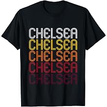 Chelsea Retro Wordmark Pattern - Vintage Style T-shirt T-Shirt