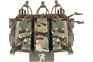 Triple 5.56 Mag Pouch with Utility Bag: The Ultimate Tactical Placard for...