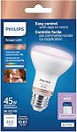 Philips Smart LED R20 E26 45W Reflector Light Bulb, Dimmable Full Color and Tunable White (2200-6500K)